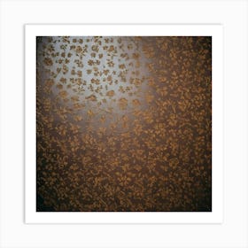 Photography Backdrop PVC brown painted pattern 2 Art Print