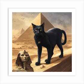 Egyptian Cat 6 Art Print