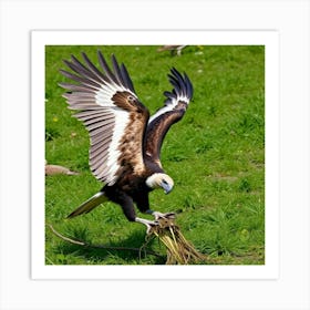 Eagle In Flight Poster