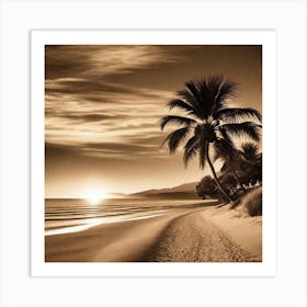 Sunset Beach 8 Art Print