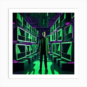 Living in the Matrix Art Print