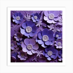 Paper Flowers 5 Art Print