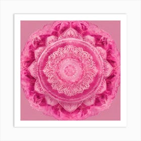 Pink Mandala 1 Art Print