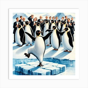 Penguins Of Madagascar Art Print