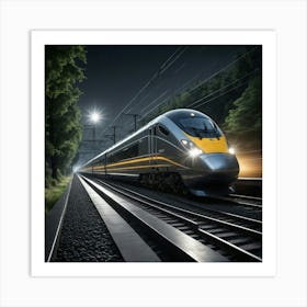 High Speed Train 14 Art Print