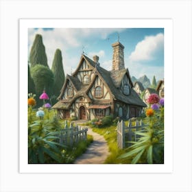 Fairytale House 2 Art Print