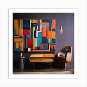 Abstract Painting 5 Art Print