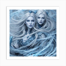 Ice Queens Art Print