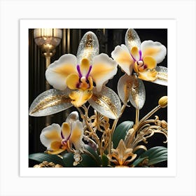 Opulent Orchids 6 Art Print