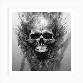 Skull Painting 1 Art Print