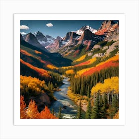 Autumn In Colorado Art Print