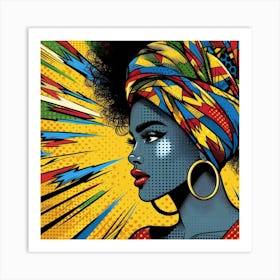 Zuwena Pop African Woman Art Print