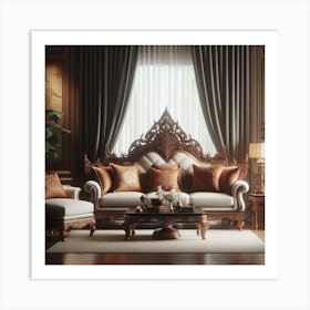 Thai Living Room 1 Art Print