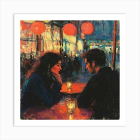 Night In Paris Art Print