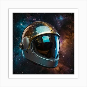 Space Helmet Art Print