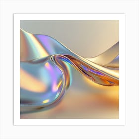 Abstract Wave Poster Print Art Print