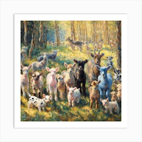 Baby Farm Art Print