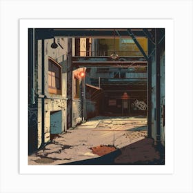 Alleyway 1 Art Print