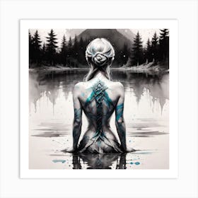 Lady of the Lake Art Print