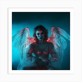 Angel With Wings Art Print