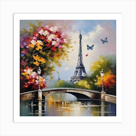 Paris Eiffel Tower 72 Art Print