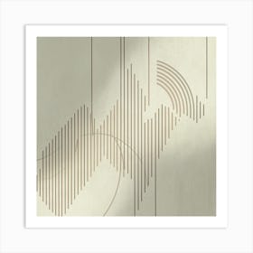 Abstract Wave Pattern Art Print