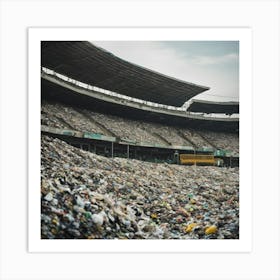 Stadium Full Of Garbage 3 Art Print