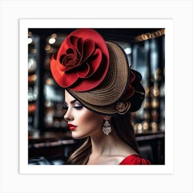 Hats fashion 1 Art Print