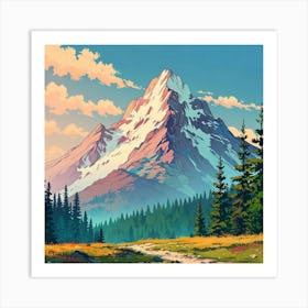 Mountain Landscape 15 Art Print