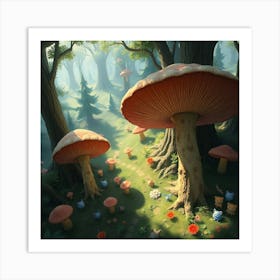 Mushroom Forest 26 Poster