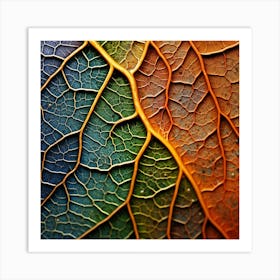 Microscopical Structure Of Leaf Art Print