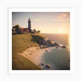 Lighthouse 3 Art Print