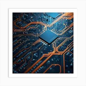 Circuit Board 5 Art Print