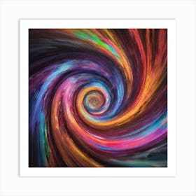 Psychedelic Spiral Art Print