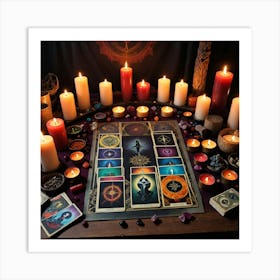 Tarot Cards Art Print