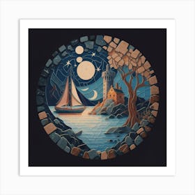 Sailor On The Sea Art Print