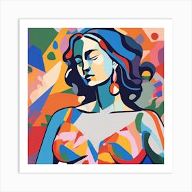 Woman In A Bikini 12 Art Print