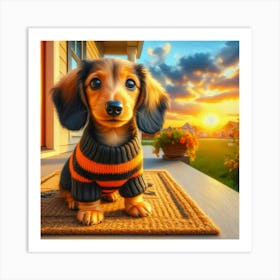 Dachshund 6 Art Print