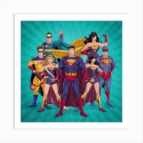 Superman Art Print