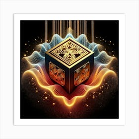 Fractal Cube Art Print