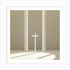 Cross In A Room 1 Art Print