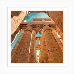 Egyptian Temple 25 Art Print