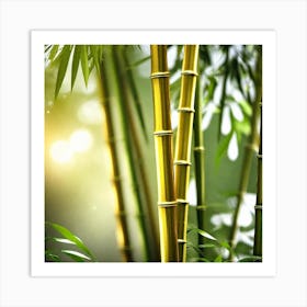 Bamboo Trees 1 Art Print