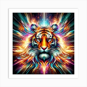 Siberian Tiger Spirit Art Print