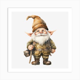 Gnome 14 Art Print