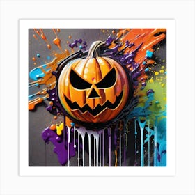 Jack O Lantern Art Print