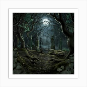 Graveyard Art Print