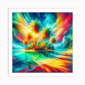 Tropical Island Art Print