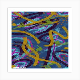 Abstract painting 1 Art Print