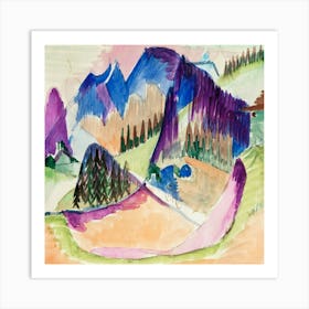 Landscape With Trees 6 Art Print